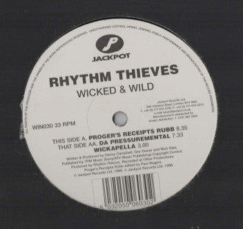 Rhythm Thieves : Wicked & Wild (12")