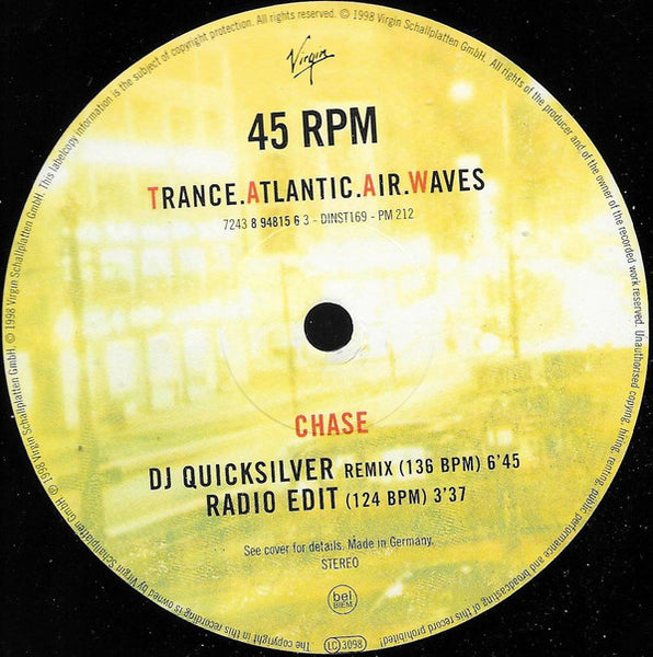 Trance Atlantic Air Waves : Chase (12")