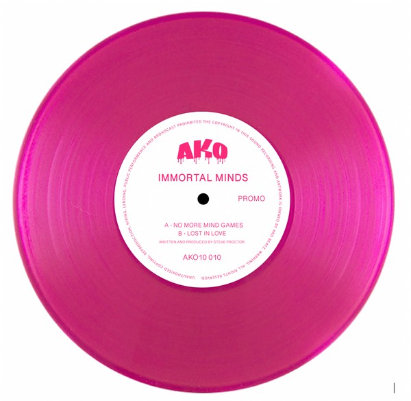 Immortal Minds : No More Mind Games / Lost In Love (10", Promo, Fuc)