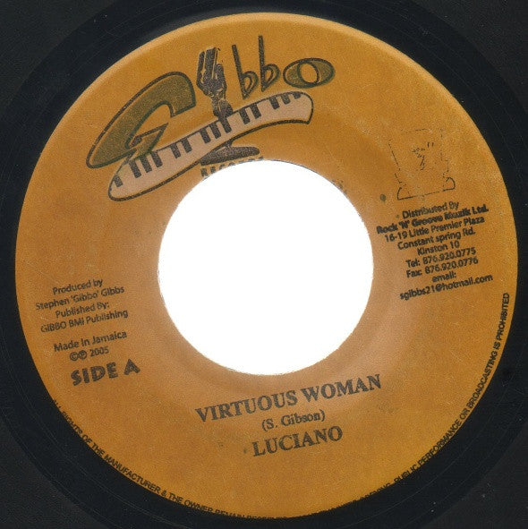 Luciano (2) / Ranaco : Virtuous Woman / Give It To You (7")