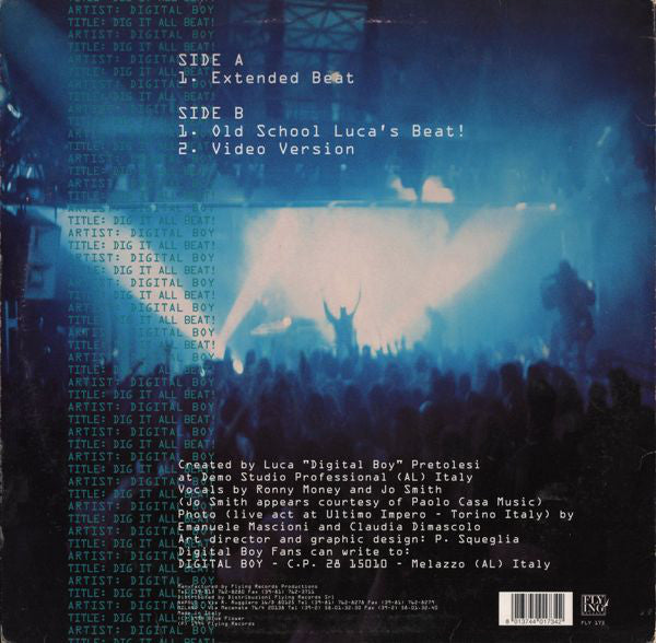 Digital Boy : Dig It All Beat (12")