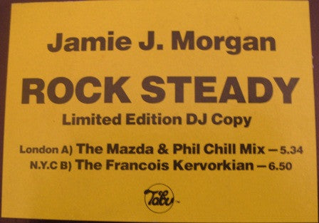 Jamie J. Morgan : Rock Steady (12", Ltd, Promo)