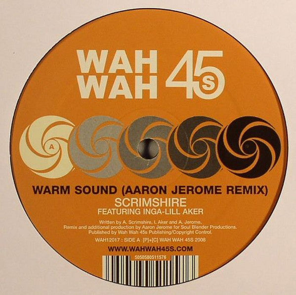 Scrimshire : Warm Sound / When The World Was Young (12")