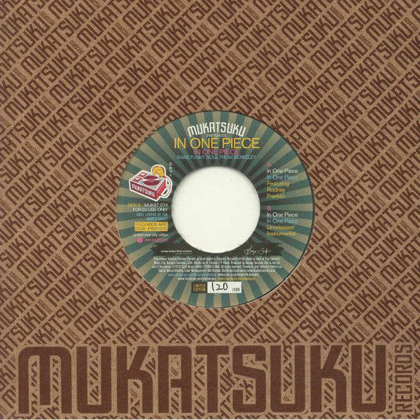 In One Peace : In One Piece (7", Ltd, Num, For)