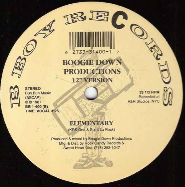 Boogie Down Productions : Poetry (12", RE)