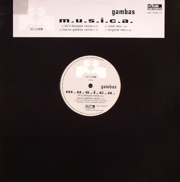 Gambas : M.U.S.I.C.A. (12")
