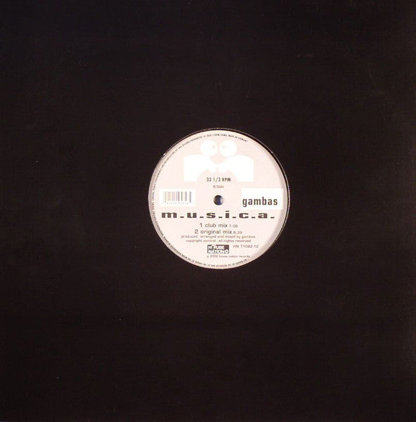 Gambas : M.U.S.I.C.A. (12")