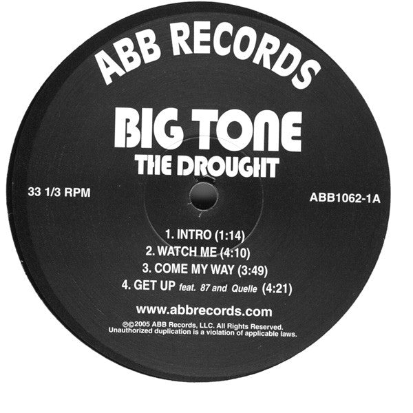 Big Tone (2) : The Drought (2xLP, Album)