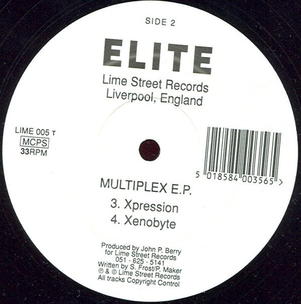 Elite (2) : Multiplex E.P. (12", EP)