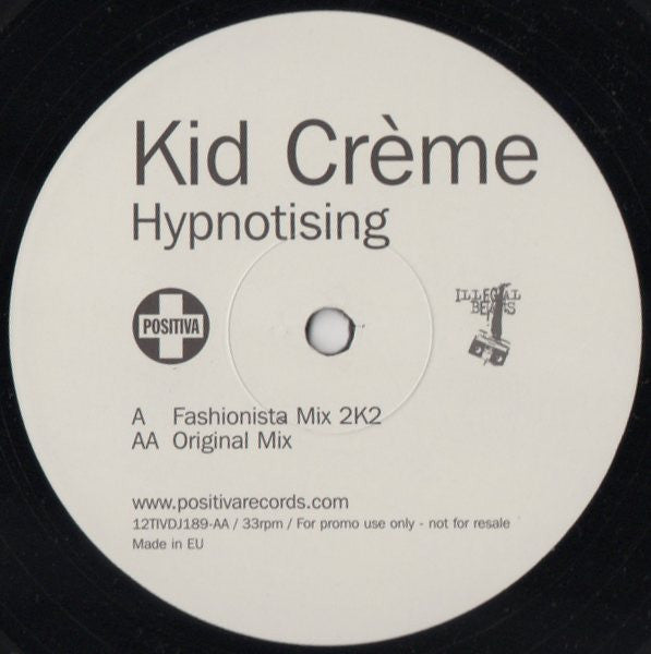 Kid Crème : Hypnotising (12", Promo)