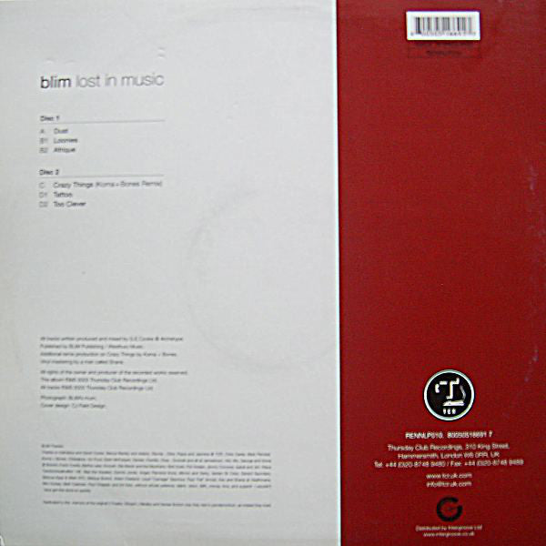 B.L.I.M. : Lost In Music (2xLP)