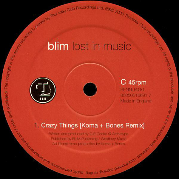 B.L.I.M. : Lost In Music (2xLP)