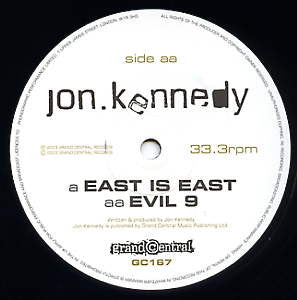 Jon Kennedy : East Is East / Evil 9 (12")