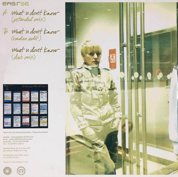 A-Sides Feat. Singing Fats And Regina Rae : What U Don't Know (12")