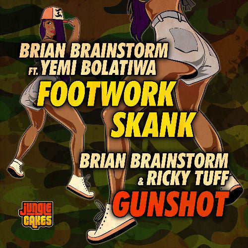 Brian Brainstorm : Footwork Skank / Gunshot (12")