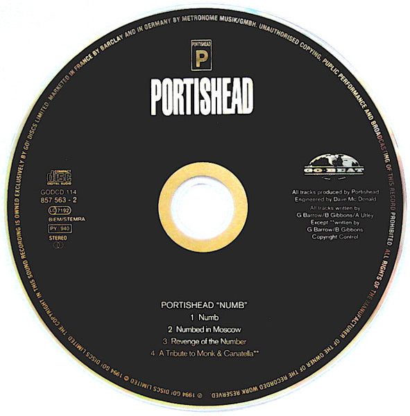 Portishead : Numb (CD, Single)
