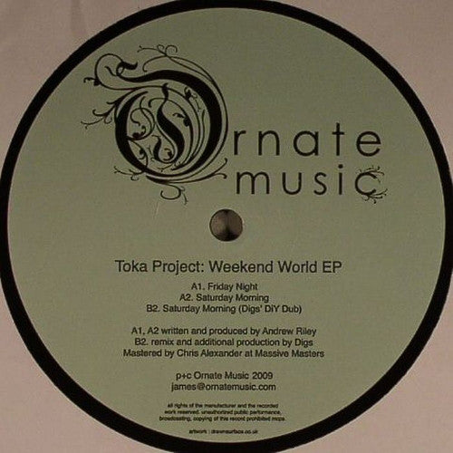 Toka Project : Weekend World EP (12", EP)