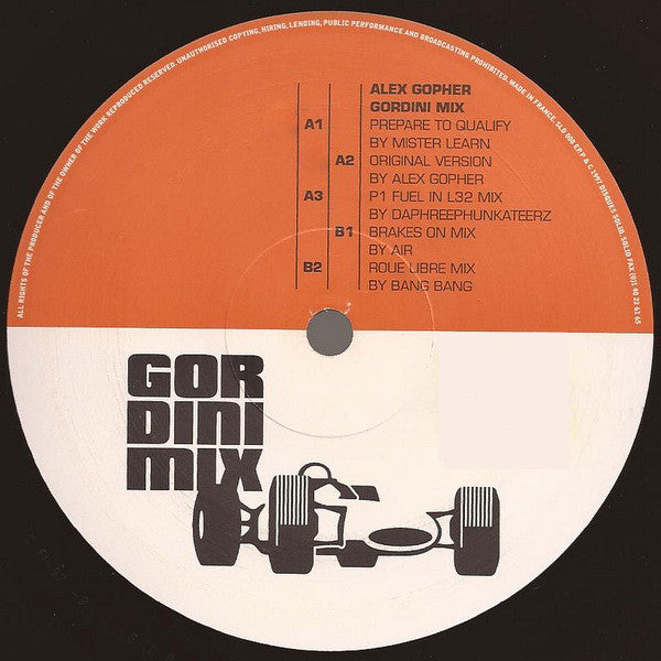 Alex Gopher : Gordini Mix (2x12", EP)