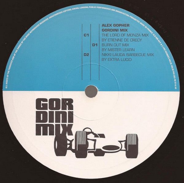 Alex Gopher : Gordini Mix (2x12", EP)