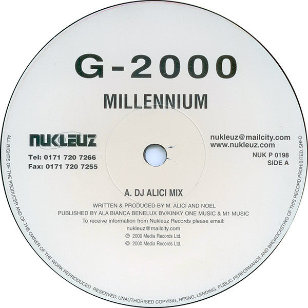 G-2000 : Millennium (12")