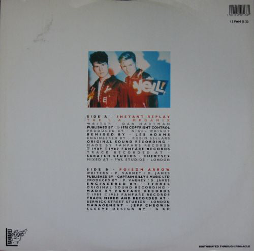 Yell! : Instant Replay (The L.A. Megamix) (12")