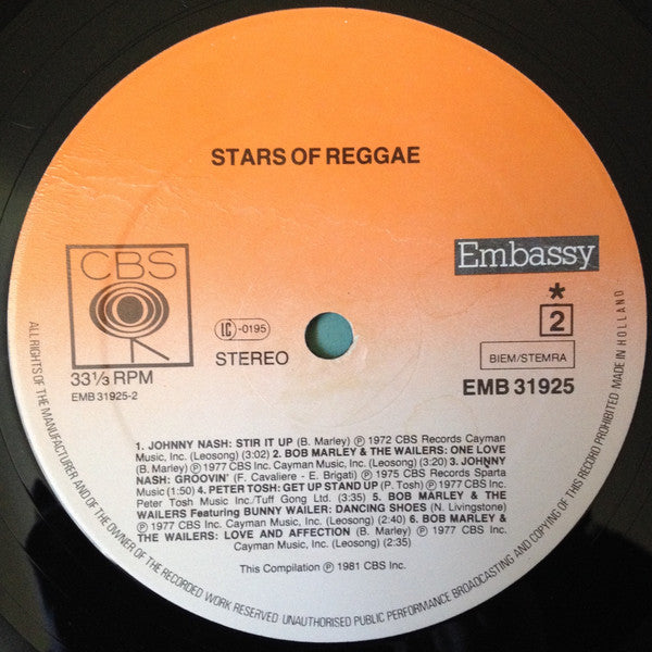 Various : Stars Of Reggae (LP, Comp)