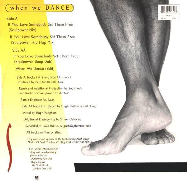 Sting : When We Dance (12", Single)