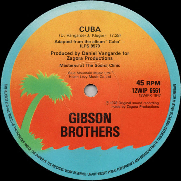 Gibson Brothers : Cuba / Better Do It Salsa (12")