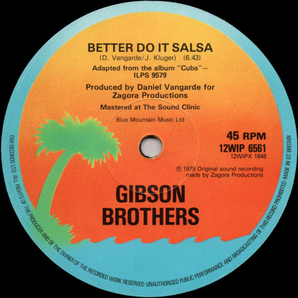 Gibson Brothers : Cuba / Better Do It Salsa (12")