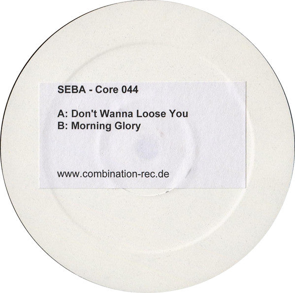 Seba : Don't Wanna Lose You (12", Promo, W/Lbl, Sti)