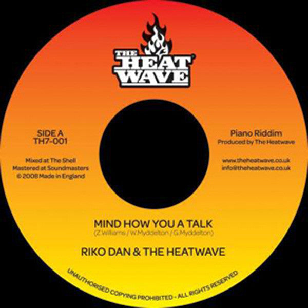 The Heatwave ft Riko & Rubi Dan : Piano Riddim (7")