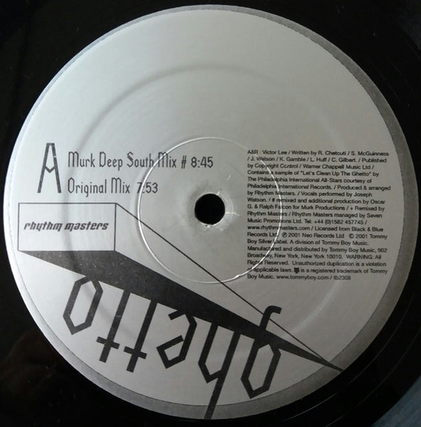 Rhythm Masters : Ghetto (12")
