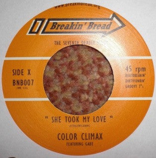 Color Climax / Rob Life : She Took My Love / Swings And Roundabouts (7")