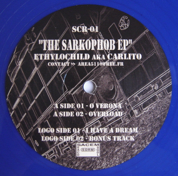 Ethylochild AKA Carlito (11) : The Sarkophob EP (12", EP, Blu)
