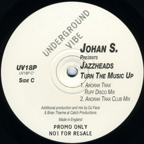 Johan S. Presents Jazzheads : Turn The Music Up (2x12", Promo)