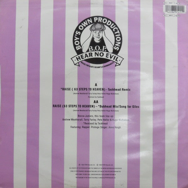 Bocca Juniors : Raise (Tackhead Remix) (12")