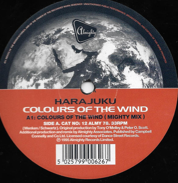 Harajuku : Colours Of The Wind (12")