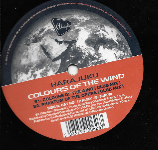 Harajuku : Colours Of The Wind (12")