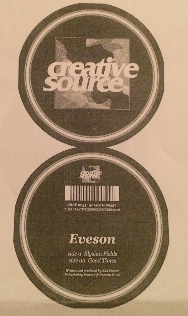 Eveson : Elysian Fields / Good Times (12", Promo, W/Lbl)