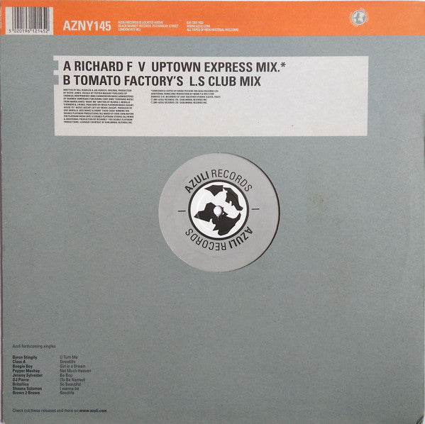 Richie Jones Presents Uptown Express V Richard F. : Not Much Heaven (12", Single)