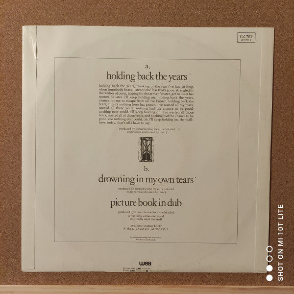 Simply Red : Holding Back The Years (12")