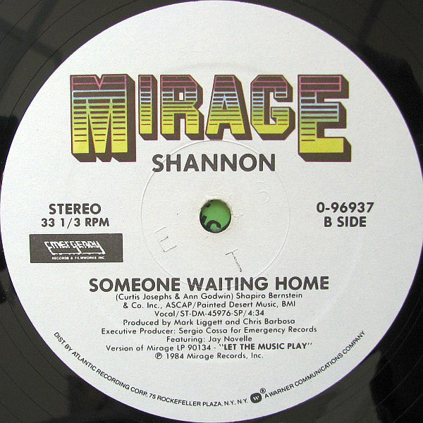 Shannon : My Heart's Divided (Re-Mix Version) (12")