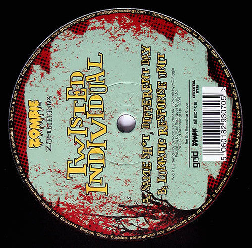 Twisted Individual : Same Shit Different Day / Lunatic Response Unit (12")