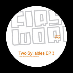 Various : Two Syllables EP Vol 3 (12", EP)