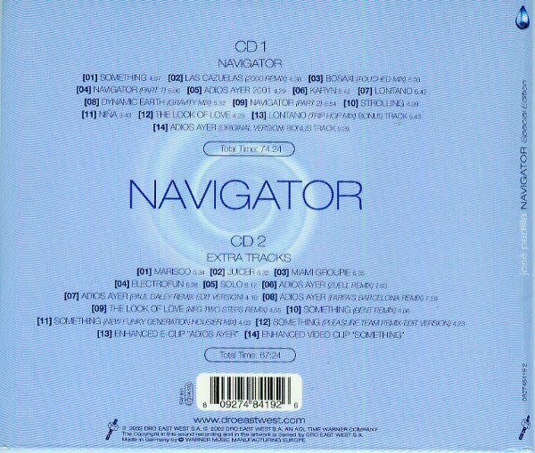 José Padilla : Navigator (CD, Album, RE + CD, Comp, Enh + S/Edition)