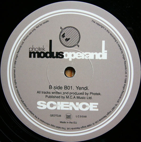 Photek : Modus Operandi (12", Promo)