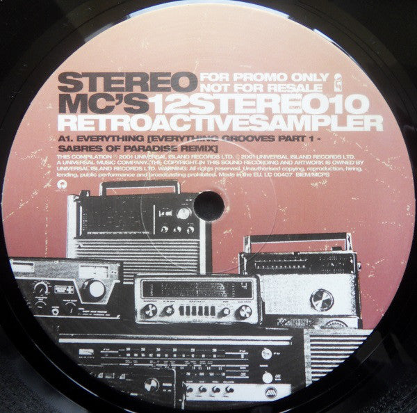 Stereo MC's : 12Stereo10 (RetroActiveSampler) (12", Promo, Smplr)