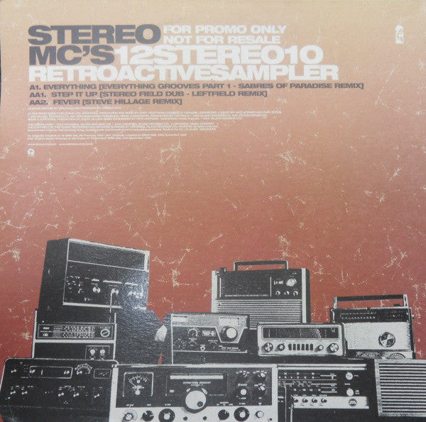 Stereo MC's : 12Stereo10 (RetroActiveSampler) (12", Promo, Smplr)