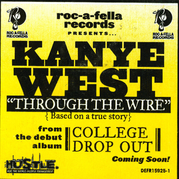 Kanye West : Through The Wire (12", Promo)