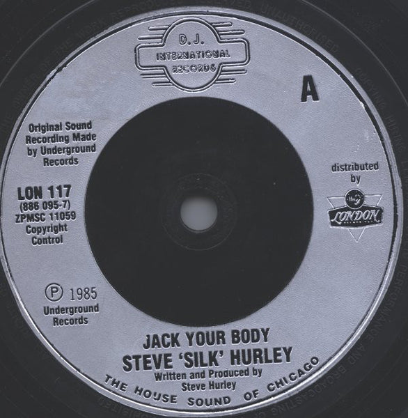 Steve "Silk" Hurley : Jack Your Body (7", Single, Inj)